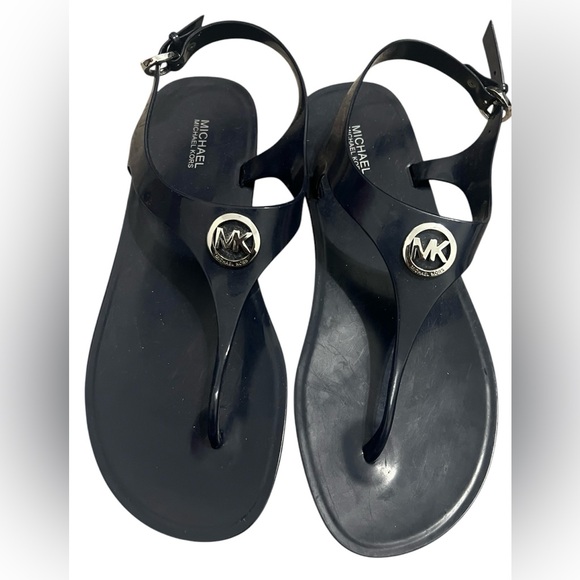 Michael Michael Kors women’s 8.5 - 9 navy blue slingback jelly sandals - Picture 3 of 5